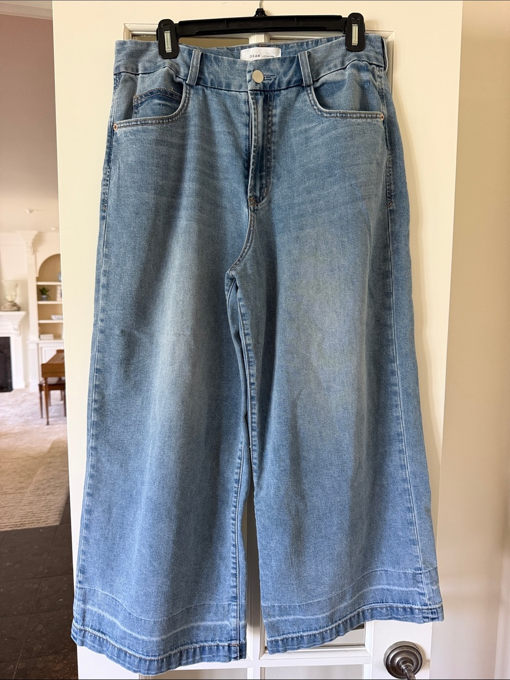 Dear John Light Blue Wide-Leg Women's Jeans